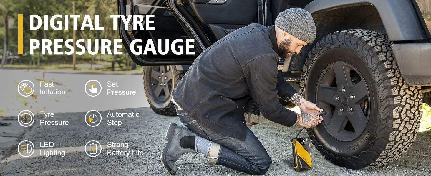 Digital Tyre Pressure Gauge  