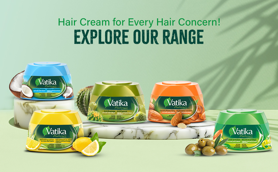 vatika henna, olive hair cream