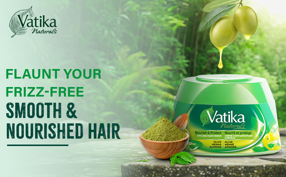 vatika henna, olive hair cream