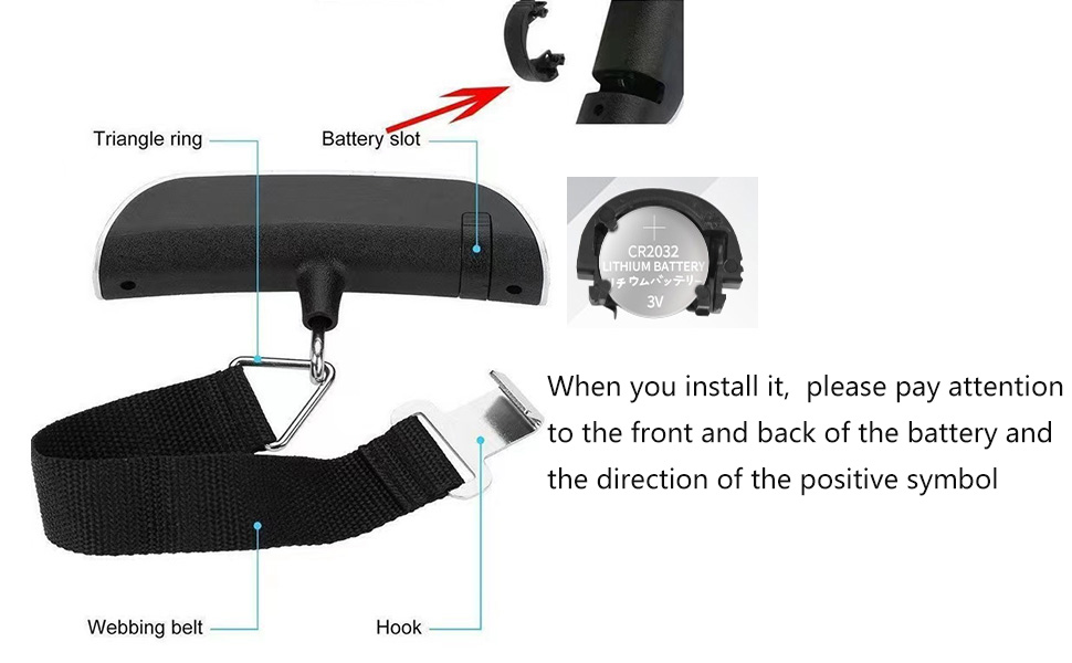 The front and back of the battery