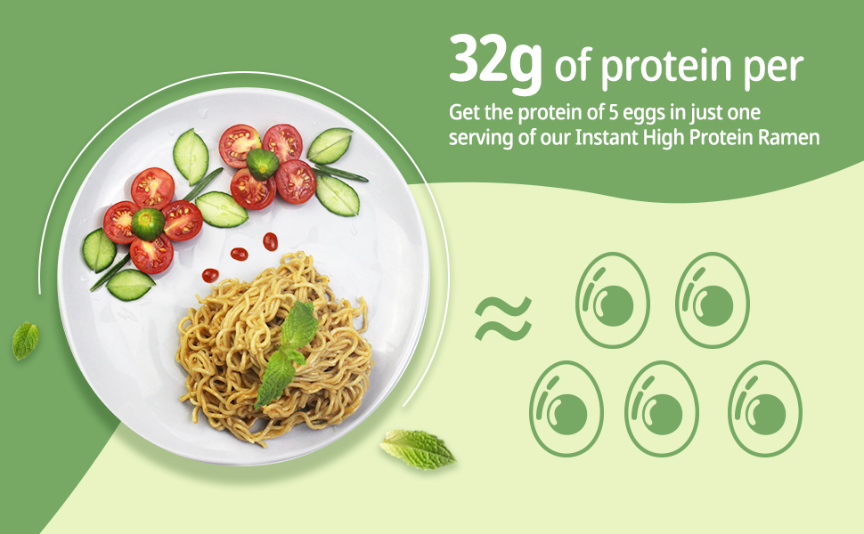 high protein instant ramen