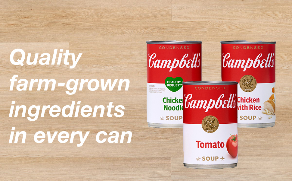 New Campbells soup can 