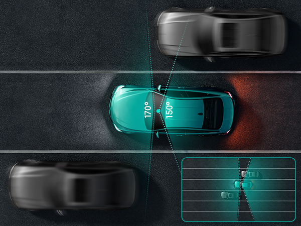 dash cam with wide angle