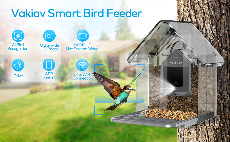 bird feeder with camera 